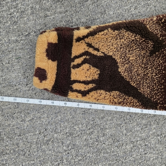 Vintage Fleece Jacket Giraffe Print Womens Small - Picture 5 of 6